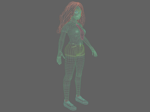 Pretty Standard Woman V34913 3D Model