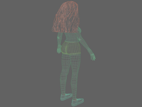 Pretty Standard Woman V34913 3D Model