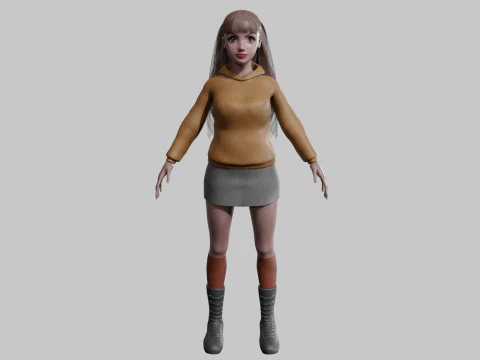 Standard Basic Woman V35707 3D Model