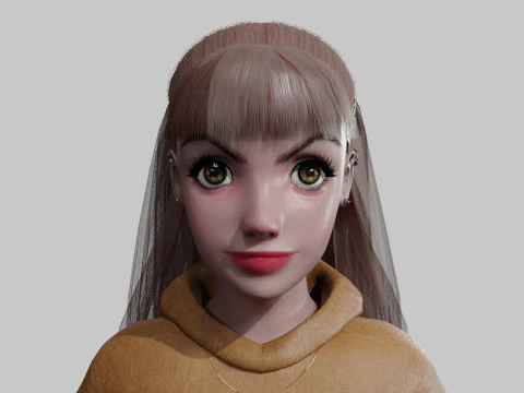 Standard Basic Woman V35707 3D Model