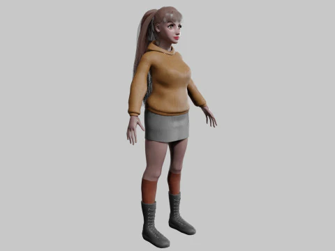 Standard Basic Woman V35707 3D Model