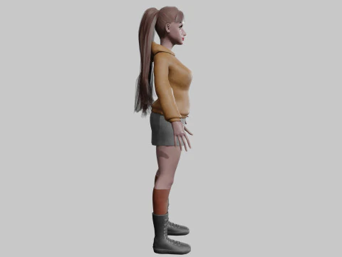 Standard Basic Woman V35707 3D Model
