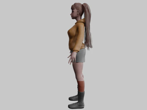 Standard Basic Woman V35707 3D Model