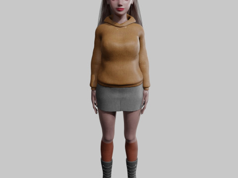 Standard Basic Woman V35707 Modelo 3D