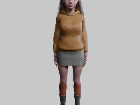 Standard Basic Woman V35707 3D Model