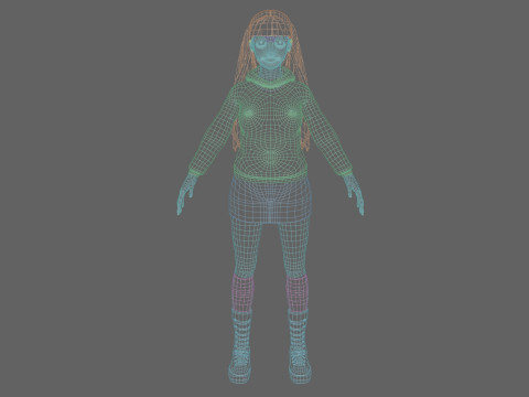 Standard Basic Woman V35707 Modelo 3D