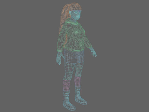 Standard Basic Woman V35707 Modelo 3D