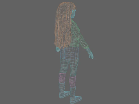 Standard Basic Woman V35707 3D Model