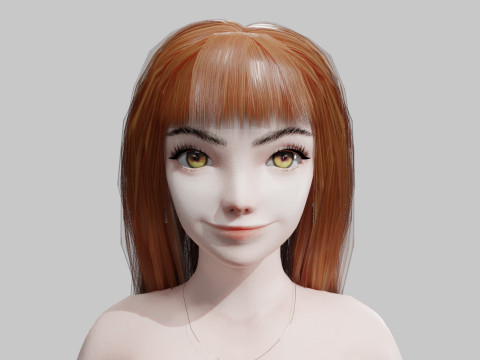 Standard Pretty woman V30893 Model 3D