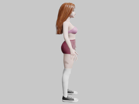 Standard Pretty woman V30893 Model 3D