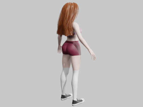 Standard Pretty woman V30893 Model 3D