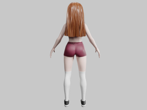 Standard Pretty woman V30893 Model 3D