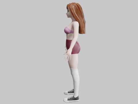 Standard Pretty woman V30893 Model 3D