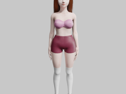 Standard Pretty woman V30893 Model 3D