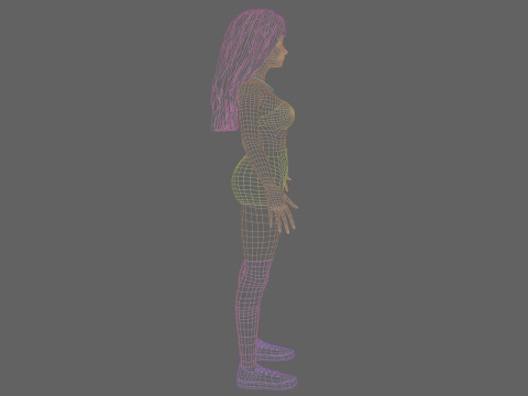 Standard Pretty woman V30893 Model 3D