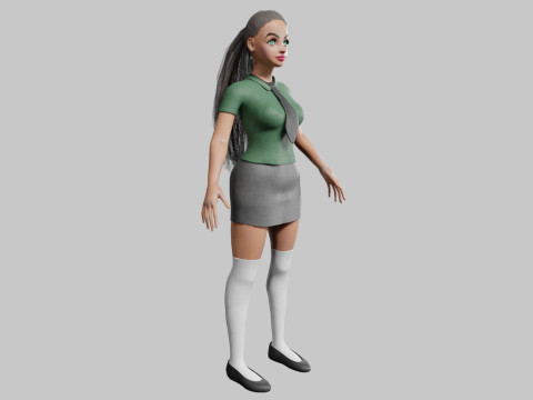 Sweet Basic Woman V28828 Modelo 3D