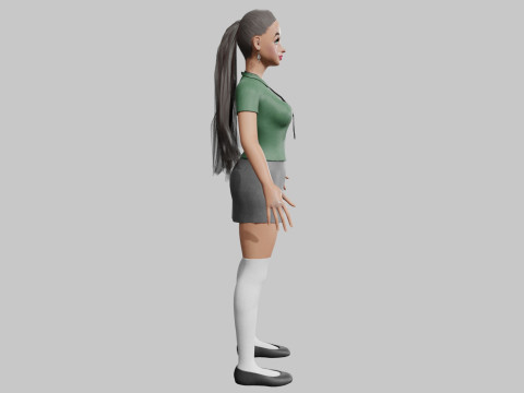Sweet Basic Woman V28828 Modelo 3D