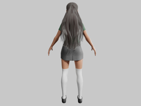 Sweet Basic Woman V28828 Modelo 3D