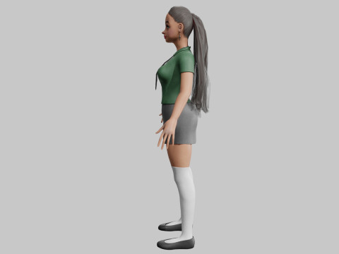 Sweet Basic Woman V28828 Modelo 3D