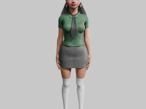 Sweet Basic Woman V28828 Modelo 3D