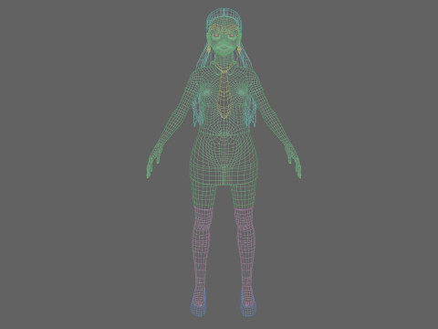 Sweet Basic Woman V28828 Modelo 3D