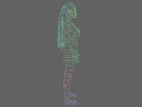 Sweet Basic Woman V28828 Modelo 3D