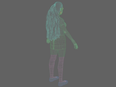 Sweet Basic Woman V28828 Modelo 3D