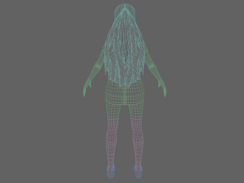 Sweet Basic Woman V28828 Modelo 3D