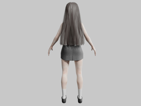 Sweet cute Woman V29981 Modello 3D