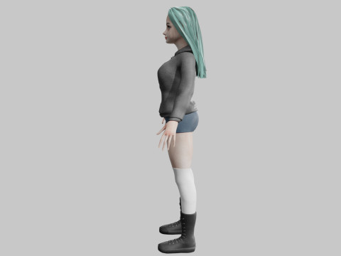 Sweet Pretty Woman V39865 3D Model
