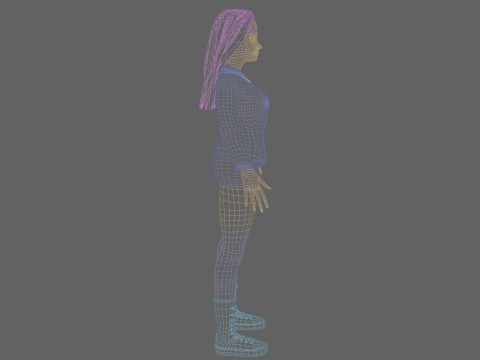 Sweet Pretty Woman V39865 3D Model