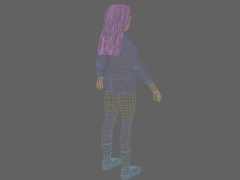 Sweet Pretty Woman V39865 3D Model