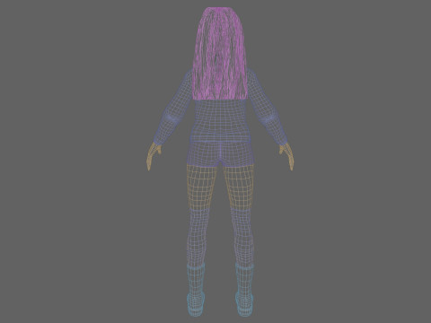 Sweet Pretty Woman V39865 3D Model