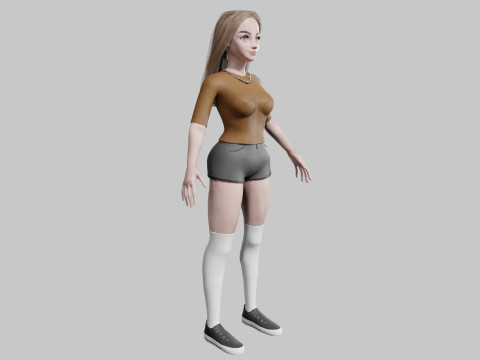 Young Pretty Woman V31941 Modèle 3D