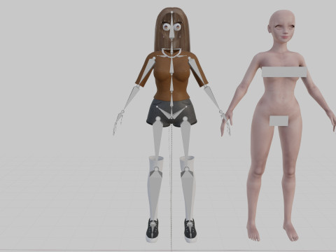 Young Pretty Woman V31941 Modèle 3D