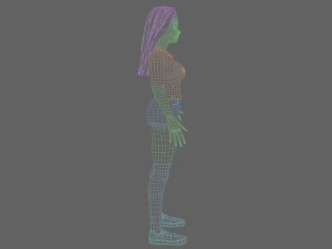 Young Pretty Woman V31941 Modèle 3D