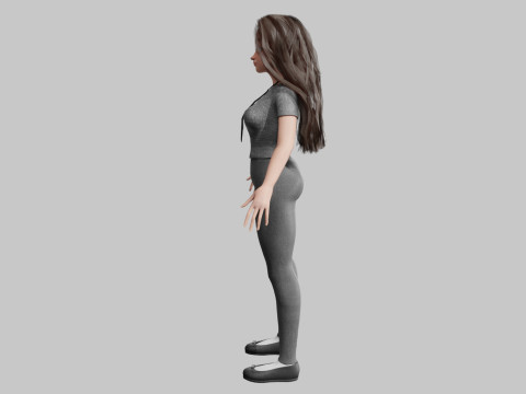 Basic Pretty Woman V38231 3D Модель
