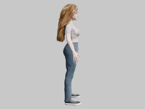 Classic Pretty Woman V39788 3D Model