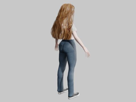 Classic Pretty Woman V39788 3D Model