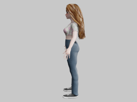 Classic Pretty Woman V39788 3D Model