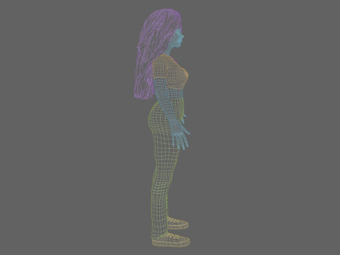 Classic Pretty Woman V39788 3D Model