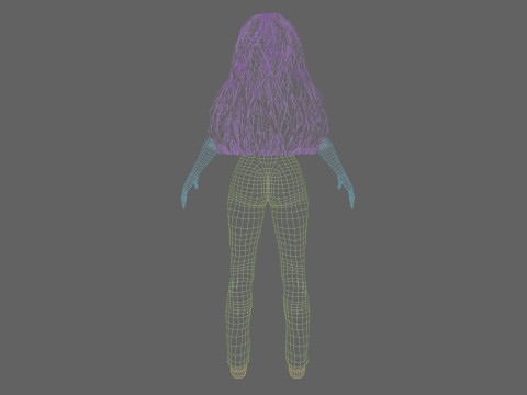 Classic Pretty Woman V39788 3D Model