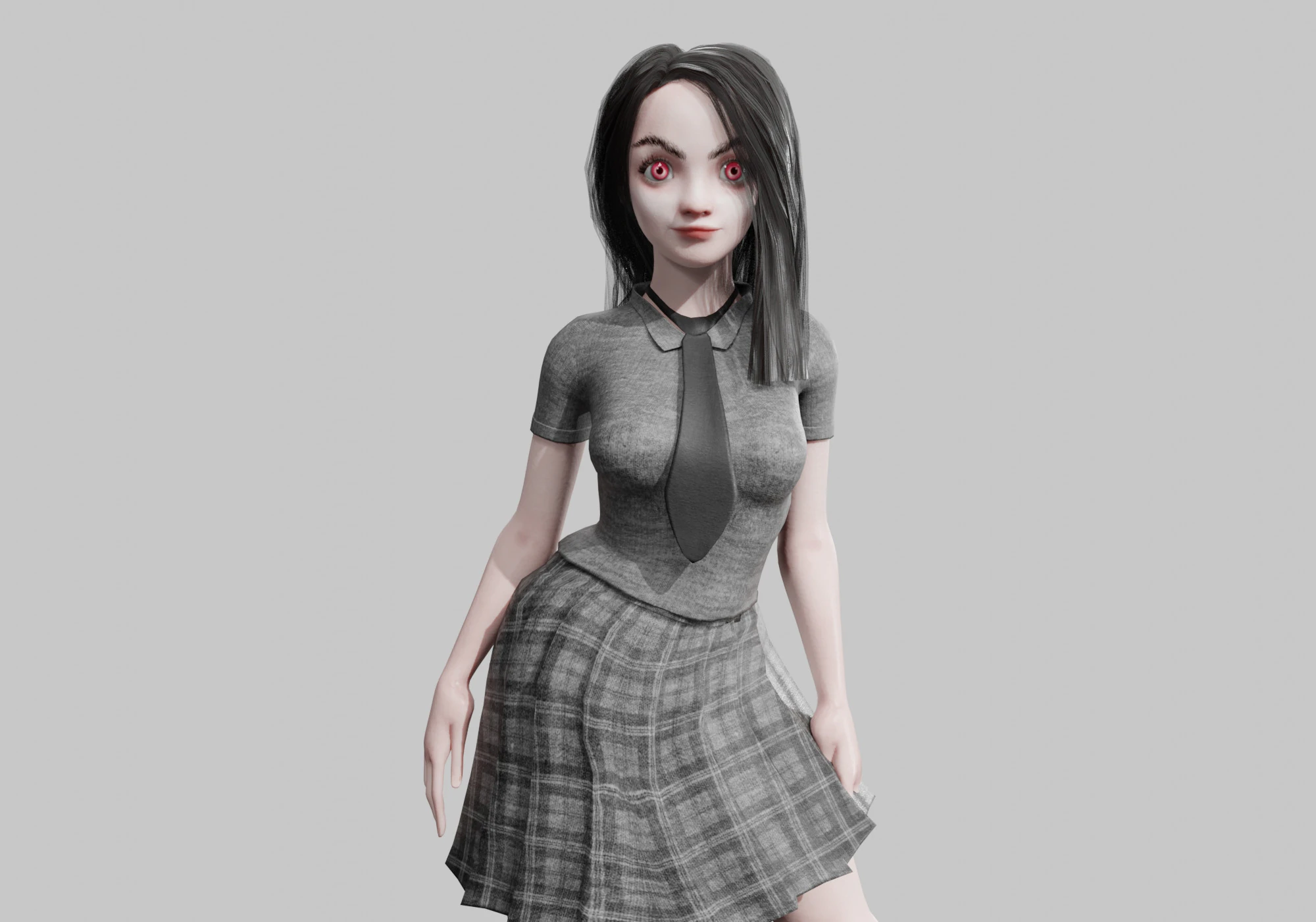 Cool Basic Woman V32357 3D Model .c4d .max .obj .3ds .fbx .stl .blend 