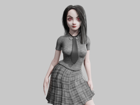 Cool Basic Woman V32357 3D Model