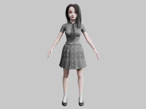 Cool Basic Woman V32357 3Dモデル