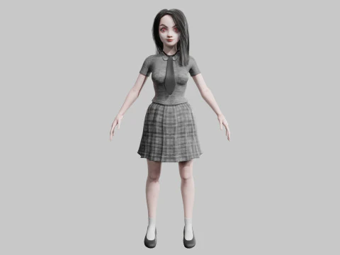 Cool Basic Woman V32357 3D Model