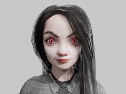 Cool Basic Woman V32357 3D Model