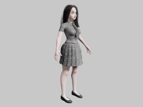 Cool Basic Woman V32357 3D Model