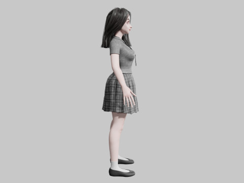 Cool Basic Woman V32357 3Dモデル