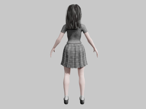Cool Basic Woman V32357 3Dモデル